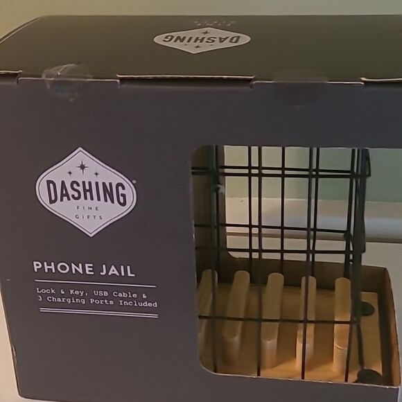 Phone Jail with Lock & Key - Black - Picture 4 of 6